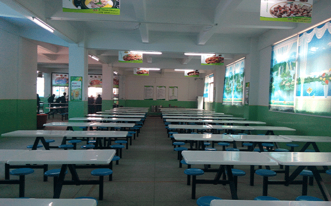 晉江嘉年華公司,晉江嘉年華公司食堂圖片,晉江嘉年華公司食堂環(huán)境,味萊客餐飲公司,食堂圖片